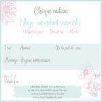 Bon cadeau exemple maman